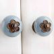 Myosotis Grey Ceramic Knob